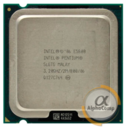Процесор Intel Pentium Dual Core E5800 (2×3.20GHz • 2Mb • s775) БВ