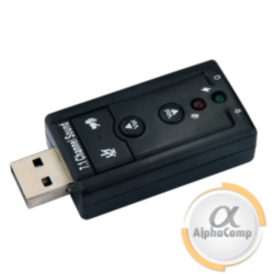 Звуковая карта USB 2.0 (3D регулировка звука)