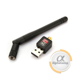 Адаптер USB WiFi Wireless (802.11n/150M/антена 2dBi)
