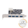 Контроллер PCIe - USB3.0 VL805-Q6 (EXT: 4×USB3.0, POWER: sata)
