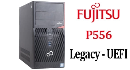 Як переключити режим Legacy – UEFI на комп'ютері Fujitsu P556