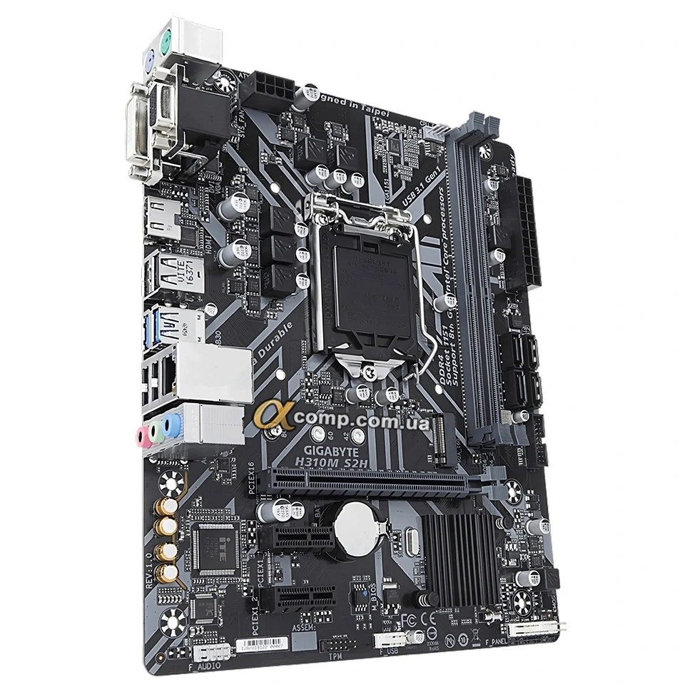 Gigabyte H310M S2H 2.0 (1151-v2 • H310 • 2×DDR4) БУ купить в
