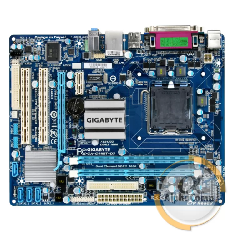 Материнская плата Gigabyte GA-G41MT-D3 (s775/G41/2xDDR3) БУ