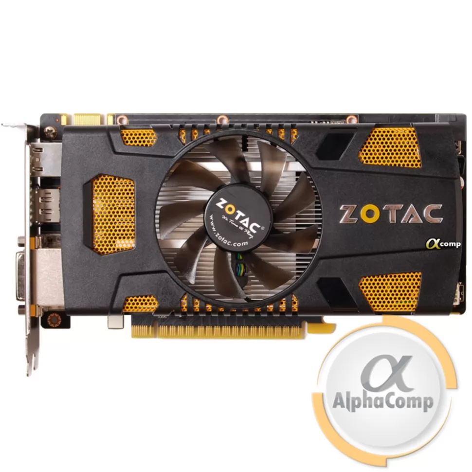Видеокарта PCI-E NVIDIA Zotac GTX550Ti (1Gb/GDDR5/192bit/2xDVI