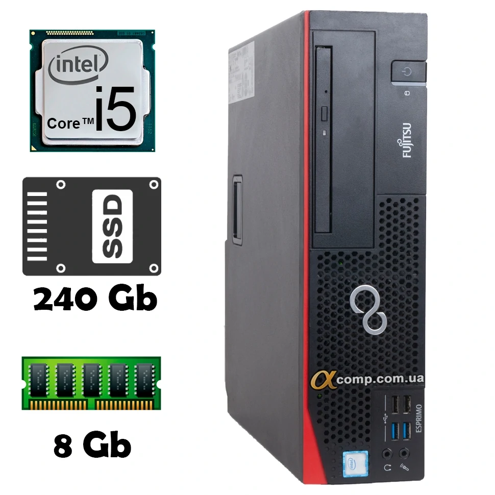 Fujitsu ESPRIMO D556 SFF (i5-6400 • 8Gb • ssd 240Gb) БУ