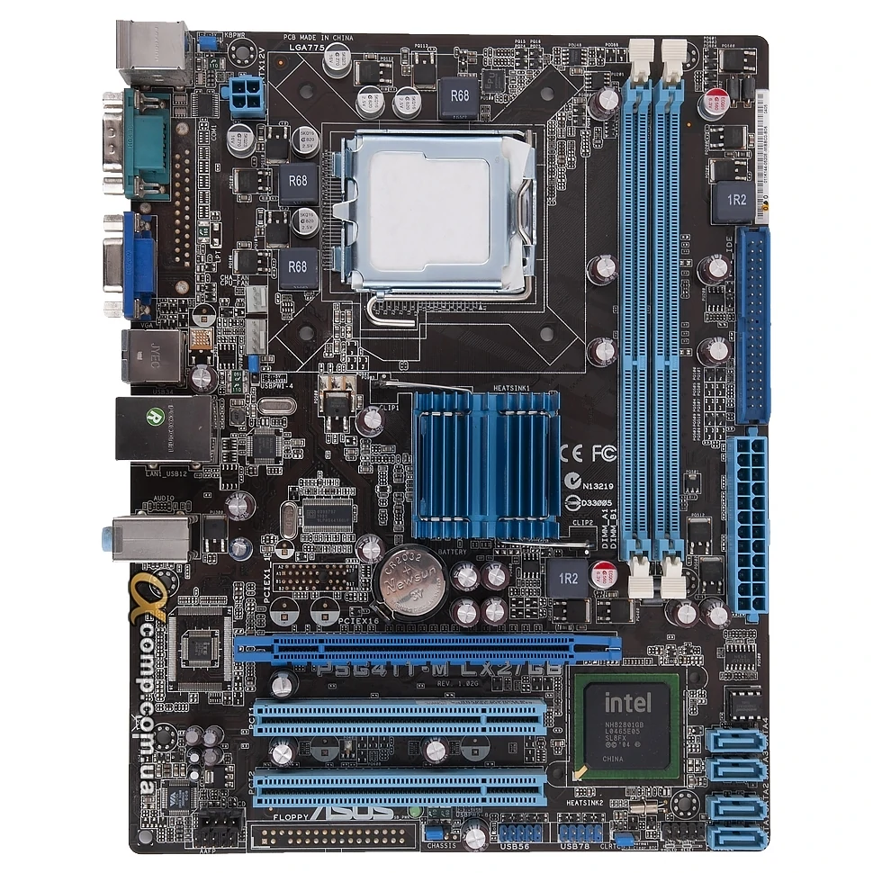 Материнская плата Asus P5G41T-M LX2/GB( LGA775 • G41 • 2xDDR3) БУ