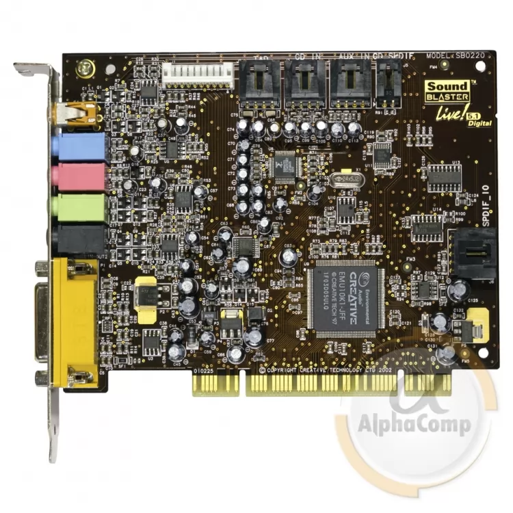 Звуковая карта PCI Sound Blaster Live! 5.1 (SB0220) БУ купить в