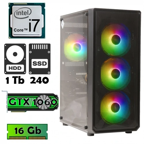 AlphaPC (i7-2600 • GTX1060 • 16Gb • ssd 240 • 1Tb) RG2-T201 купить