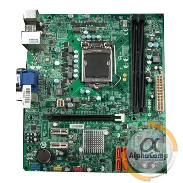Материнская плата MSI MS-7728 ver 2.0 (1155 • H61 • 2xDDR3) БУ