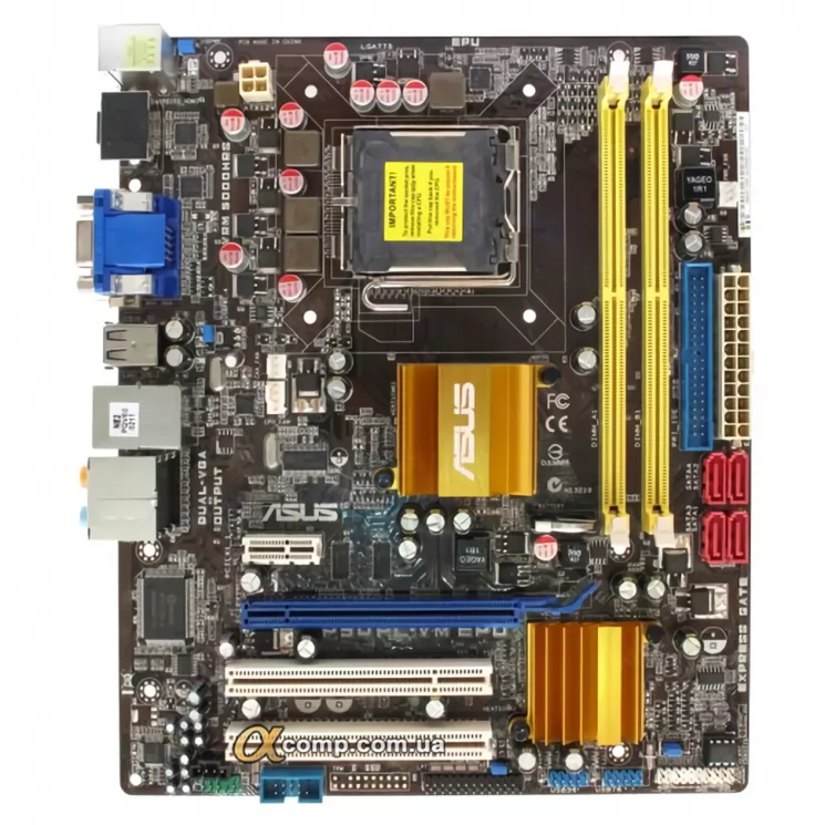 Материнская плата Asus P5QPL-VM EPU (775 • G41 • 2xDDR2) БУ