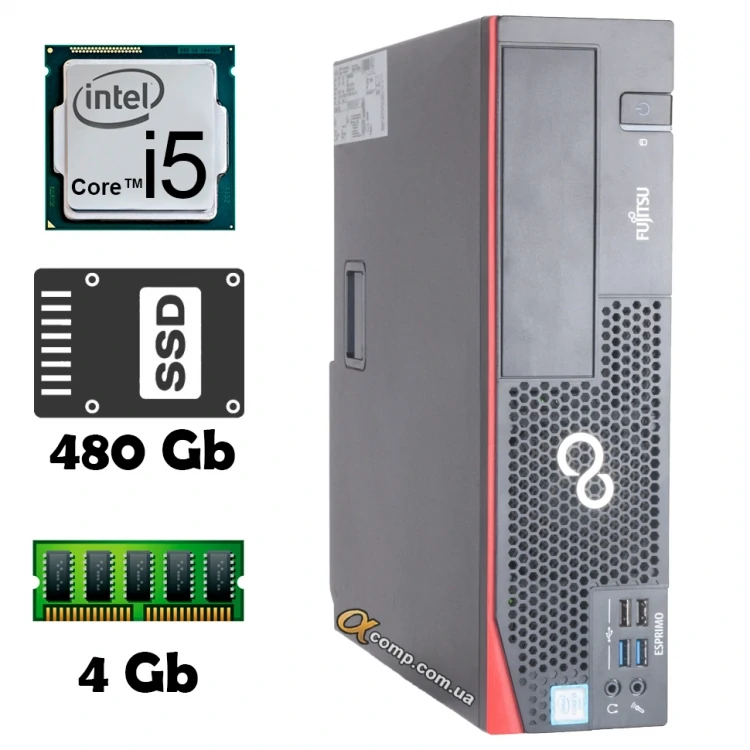 Fujitsu ESPRIMO D757 SFF (i5-6400 • 4Gb • ssd 480Gb) БУ купить в Fujitsu ESPRIMO D757 SFF (i5-6400 • 4Gb • ssd 480Gb) БУ купить в