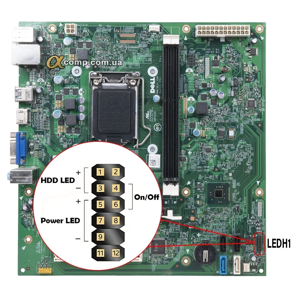 Материнская плата Dell MIH81R (1150 • H81 • 2xDDR3) Vostro 3800