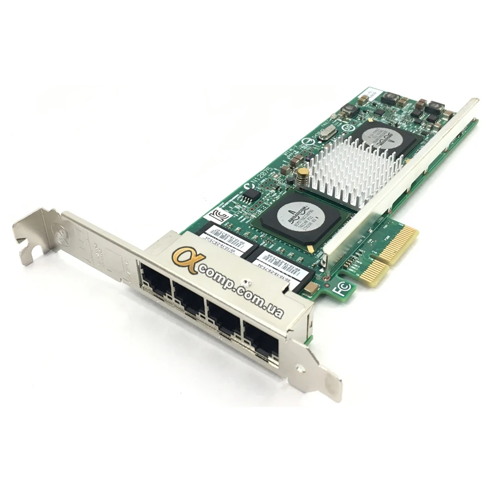 (未使用･未開封品)　Broadcom BCM5709 デュアルポートGbE PCI Express-x4  v1yptgt Сетевая карта PCI-e Broadcom NETXTREME II 5709 BCM95709A0906G Quad