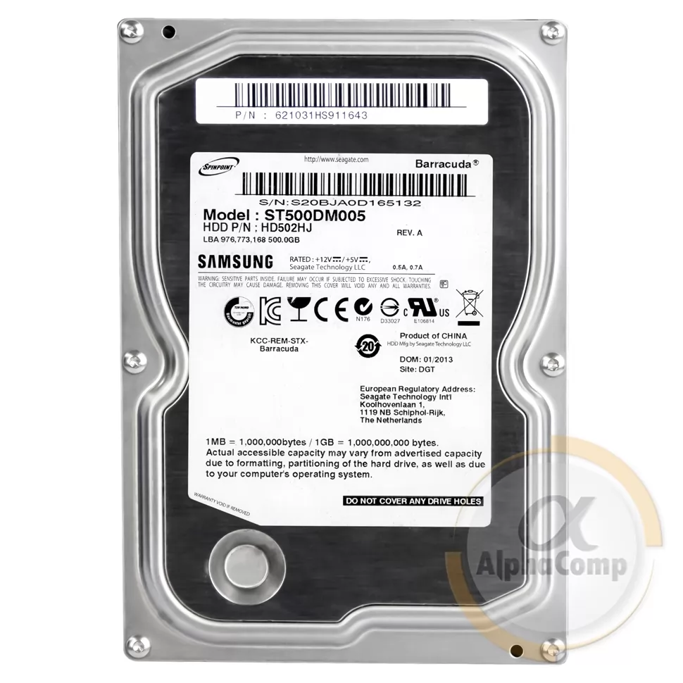 Жесткий диск 500Gb Samsung ST500DM005 (16Mb • 7200 • SATA2