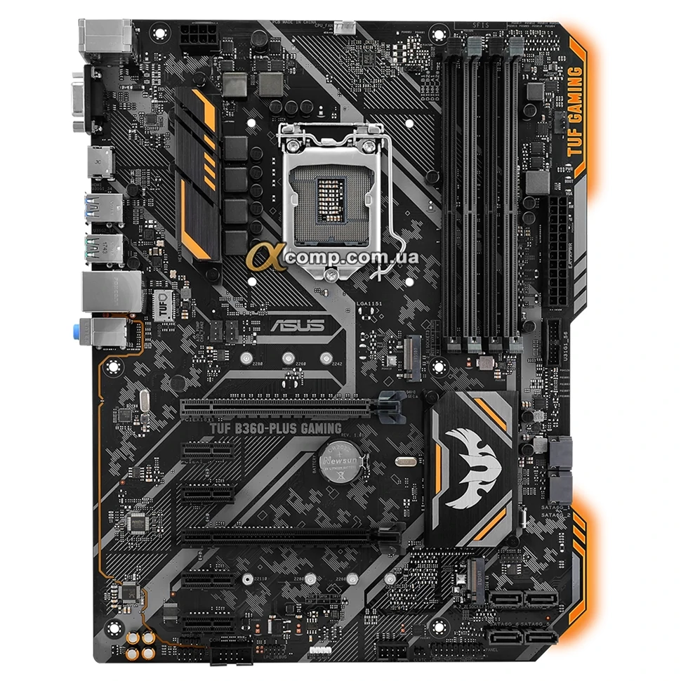Материнская плата Asus TUF B360-PLUS GAMING (1151-v2 • B360 • 4