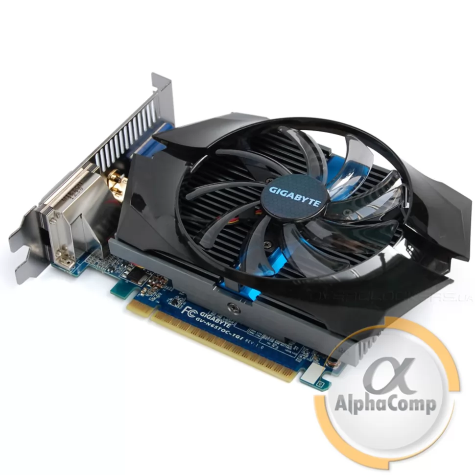Видеокарта PCI-E NVIDIA Gigabyte GTX650 (1Gb/GDDR5/128bit/2xDVI
