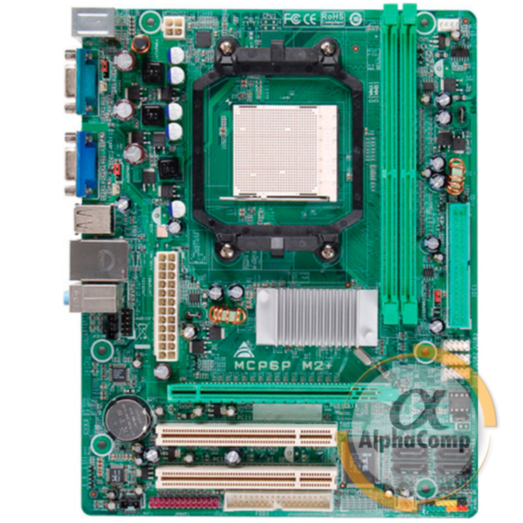 Материнская плата Biostar MCP6P M2+ (AM3/AM2+/GeForce 6150/2xDDR2) БУ