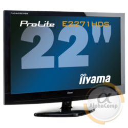 Монитор 22" Iiyama ProLite E2271HDS (TN/16:9/VGA/DVI/HDMI/FullHD) class B БУ