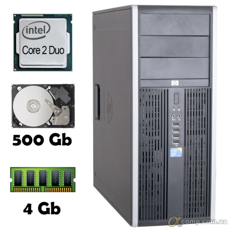 Компьютер HP 8000 (Core2Duo E8200/4Gb/500Gb) БУ