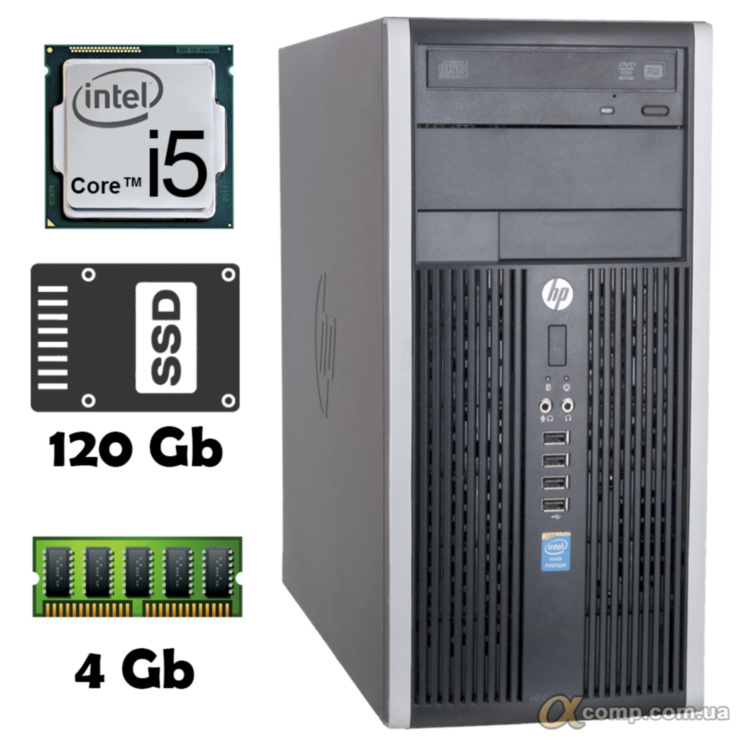 Компьютер HP 6300 (i5-2300/4Gb/ssd 120Gb) БУ