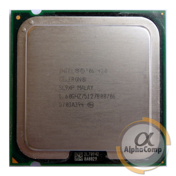 Процессор Intel Celeron 420 (1×1.60GHz/512Kb/s775) БУ
