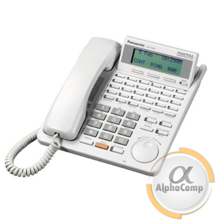 Телефон Panasonic KX-T7433RU white