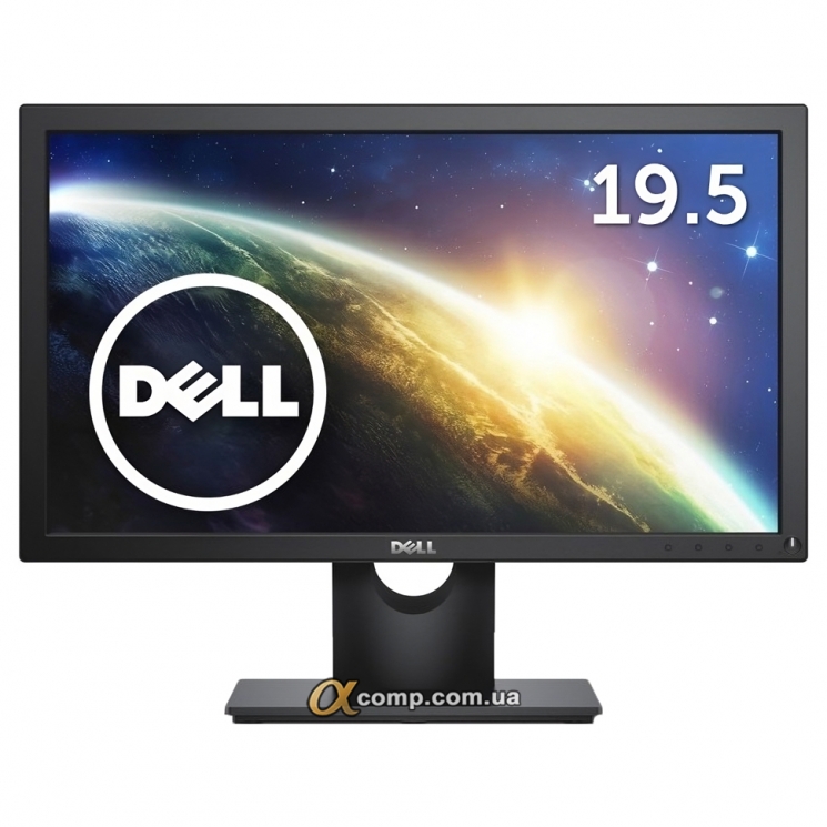 Монітор 19.5" Dell E2016H (TN • LED • 16:9 • VGA • DisplayPort) БВ