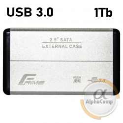 Внешний HDD 2.5" Frime 1Tb USB 3.0 (FHE21.25U30) silver Ref