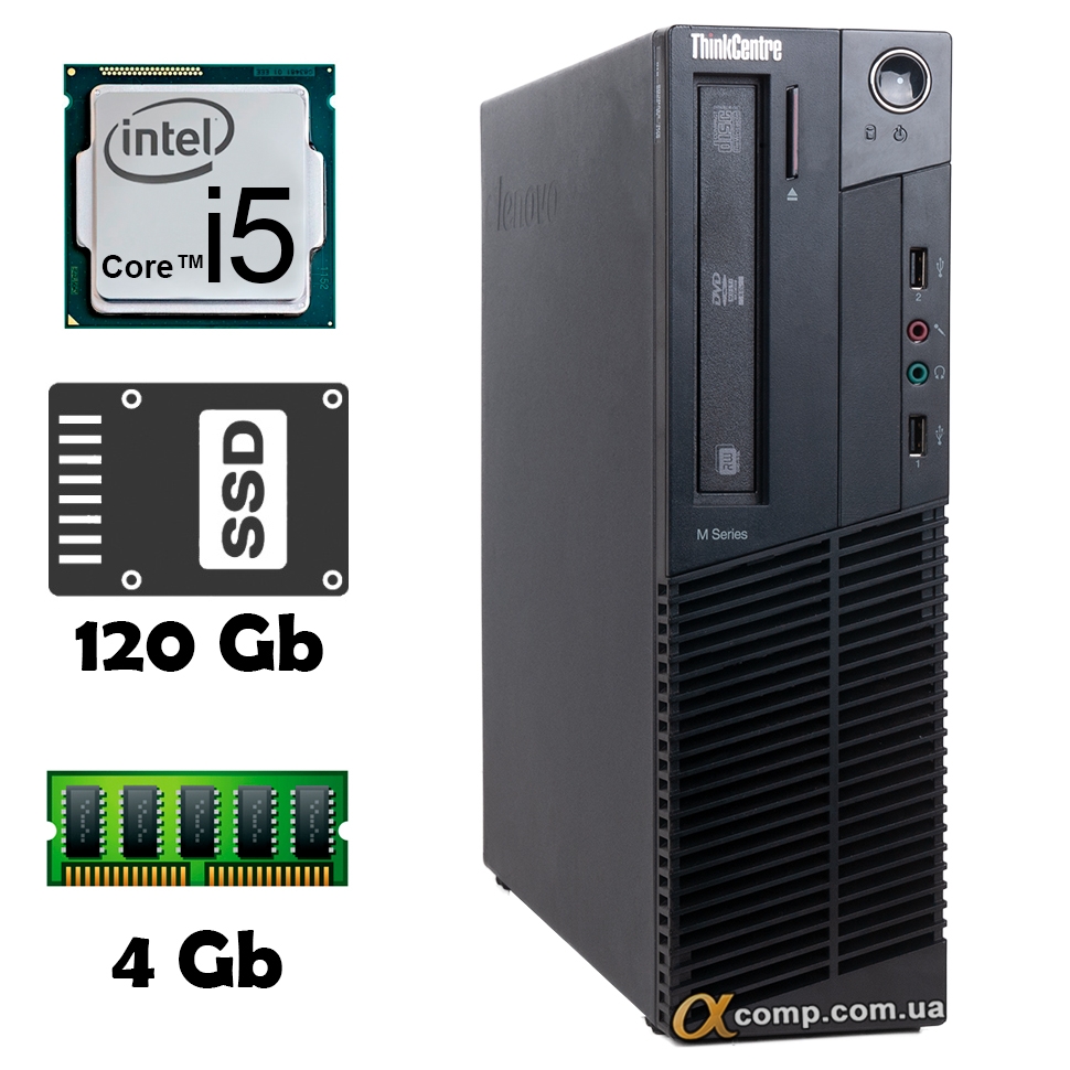 Lenovo ThinkCentre M82 i5 3330 4Gb ssd 120Gb dt