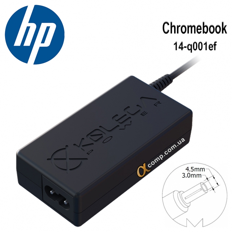 Блок питания ноутбука HP Chromebook 14-q001ef