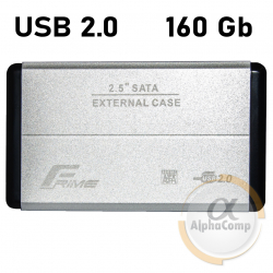 Внешний HDD 2.5" Frime 160Gb USB 2.0 (FHE21.25U20) silver Ref