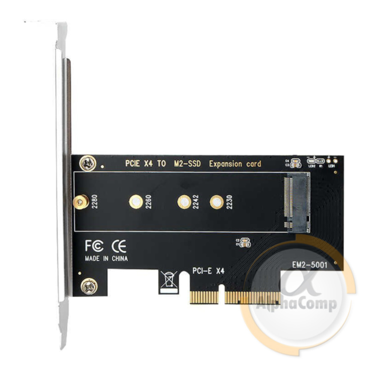 Адаптер Dynamode M2 на PCI-E 4x NVME NGFF m-key (standart & low profile)