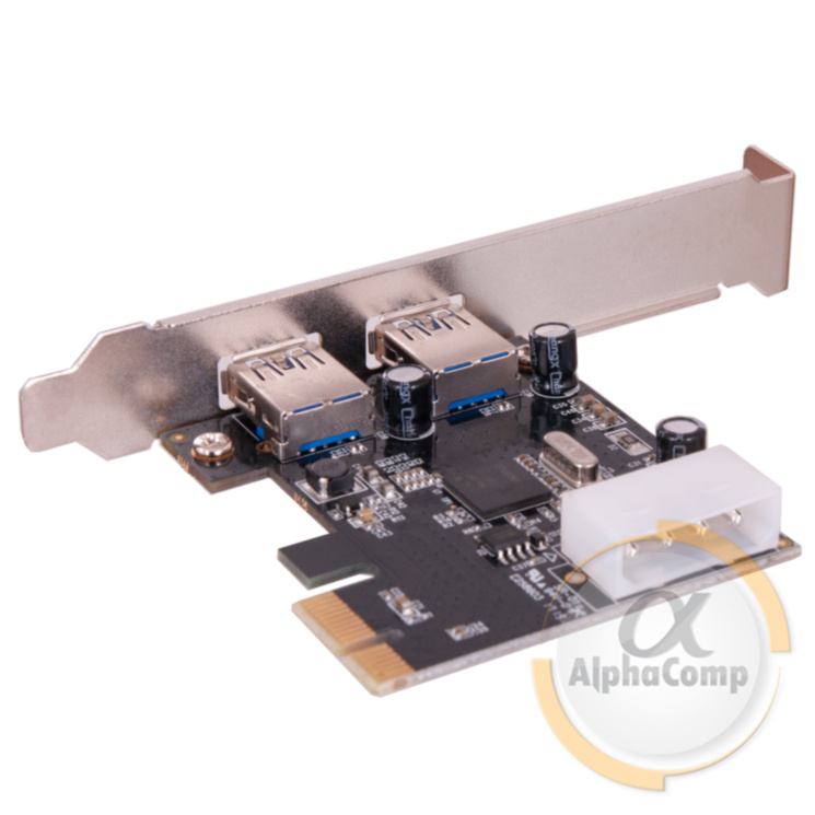 Контроллер PCI-e - USB3.0 (EXT: 2×USB3.0 • POWER: molex • Standart & Low profile)