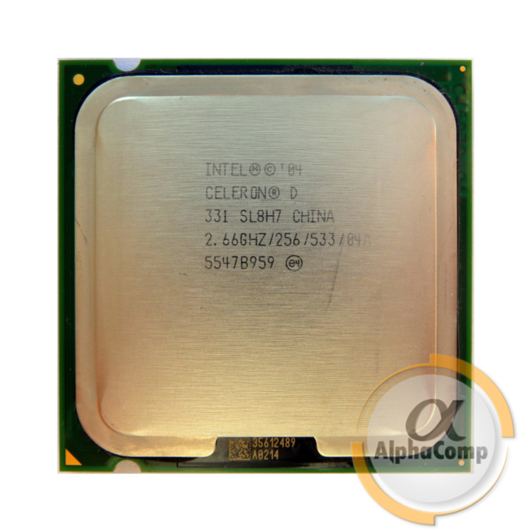 Процессор Intel Celeron D331 (1×2.66GHz/256Kb/s775) БУ