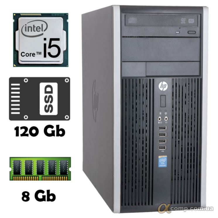 Компьютер HP 6300 (i5-2300/8Gb/ssd 120Gb) БУ