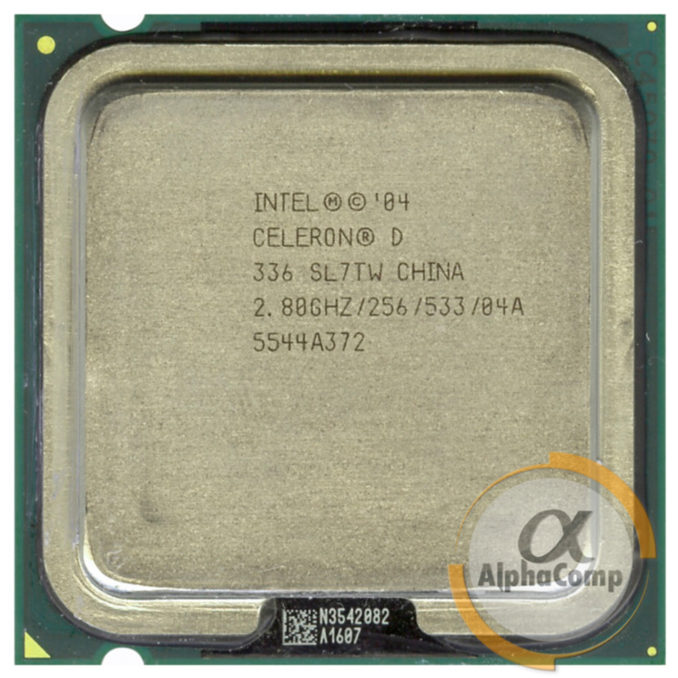 Процессор Intel Celeron D336 (1×2.80GHz/256Kb/s775) БУ