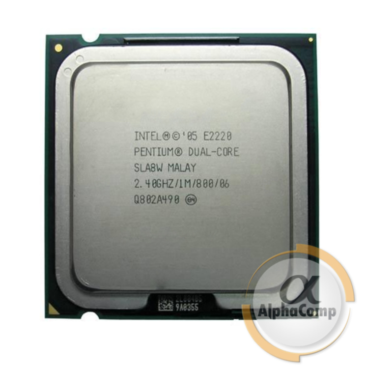 Процессор Intel Pentium Dual Core E2220 (2×2.40GHz/1Mb/s775) БУ