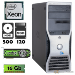 Компьютер DELL T3500 (Xeon X5650/12Gb/500Gb/ssd 120Gb/GT 210) БУ