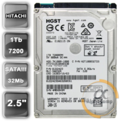 Жесткий диск 2.5" 1Tb Hitachi HTS721010A9E630 (32Mb • 7200 • SATAIII) БУ