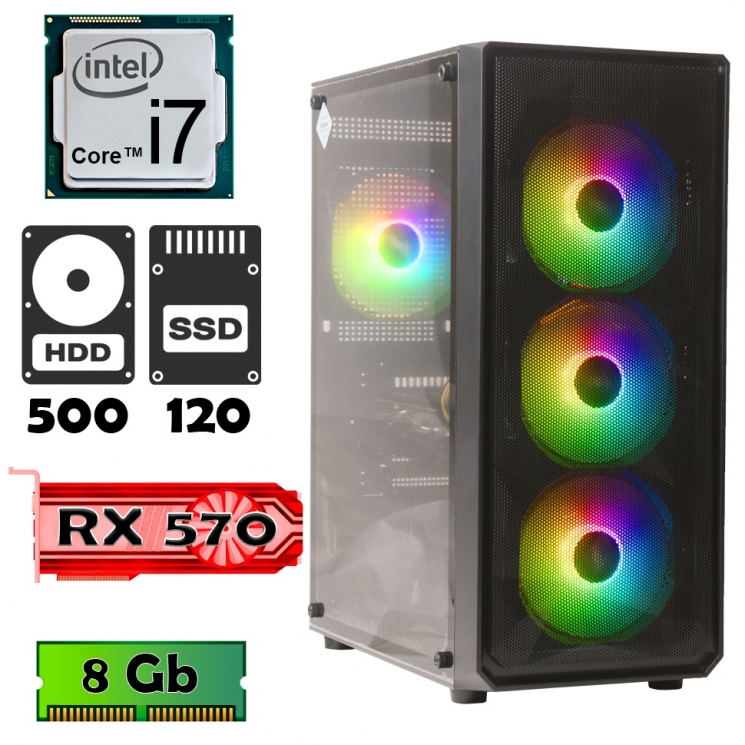 AlphaPC (i7-3770 • RX570 4Gb • 8gb • ssd 120gb • 500gb) RG3-T201