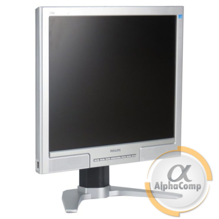 Монитор 19" Philips 190B7 (TN/5:4/VGA/DVI/колонки) class B БУ
