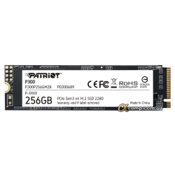 Накопитель SSD M.2 256Gb Patriot P300 M.2 2280 PCIe 3.0 ×4 NVMe TLC (P300P256GM28) 1100/1700