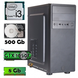 Компьютер AlphaPC RG9-T101 (i3-9100F/1050Ti 4Gb/8Gb/500Gb) renew