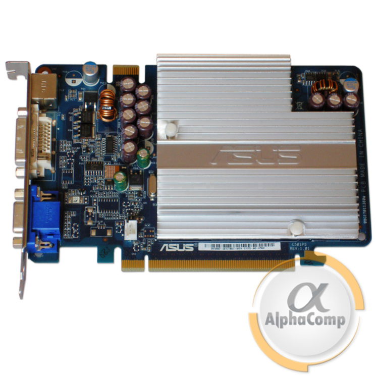 Видеокарта PCI-E NVIDIA Asus 7300GT (512Mb/DDR2/128bit/DVI/VGA/TV) БУ