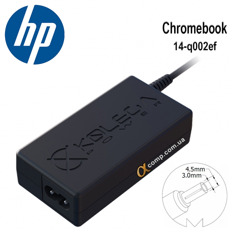 Блок питания ноутбука HP Chromebook 14-q002ef