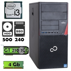 Fujitsu P720 (i3-4130 • GT210 1Gb • 4Gb • ssd 240Gb)