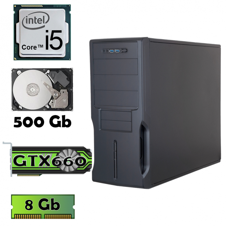 AlphaPC (i5 3330 • GTX660 • 8Gb • 500Gb) RG3-T001 БУ