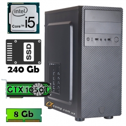 Компьютер AlphaPC RG2-T101 (i5-2320 • GTX1050Ti 4Gb • 8Gb • ssd 240Gb)