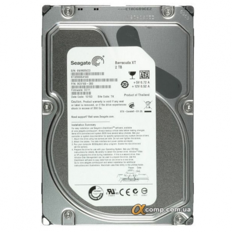 Жесткий диск 3.5" 2Tb Seagate ST32000641AS БУ