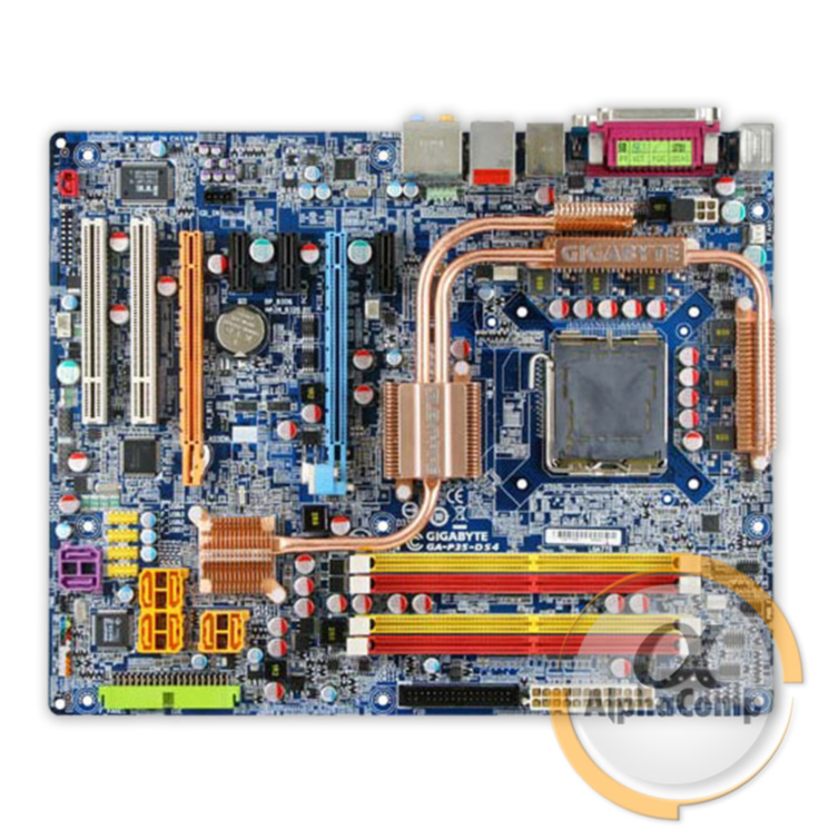 Материнская плата Gigabyte GA-P35-DS4 (s775/P35/4xDDR2) БУ